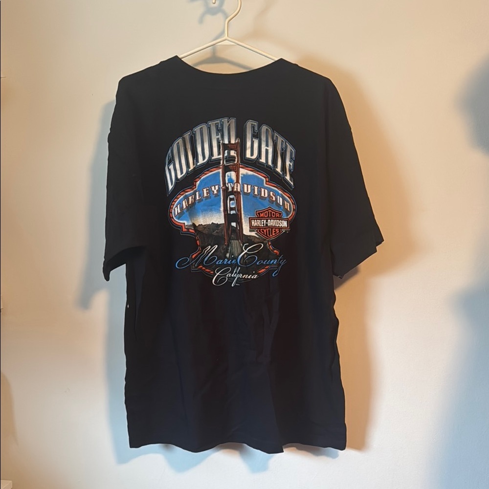 Vintage Harley-Davidson 2006 Black Graphic T-Shirt